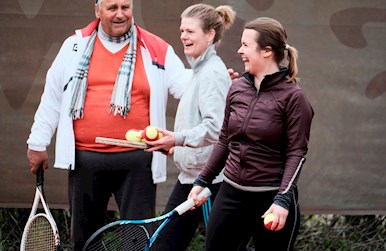 Voksenintroduktion tennis og hygge