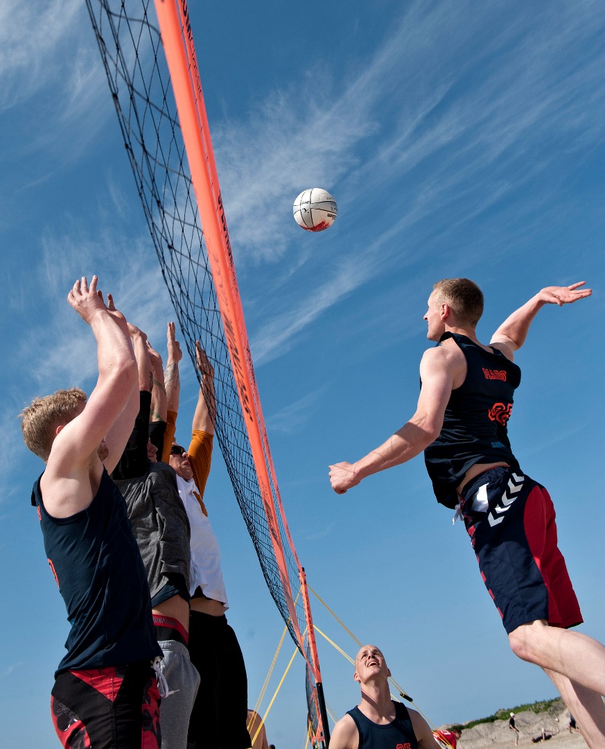 Beachvolley smash - mænd